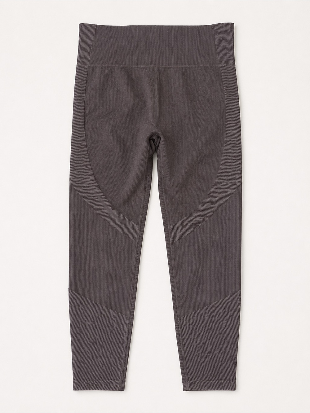 Joy Lab Brown Ribbed High Rise Cropped Leggings Large